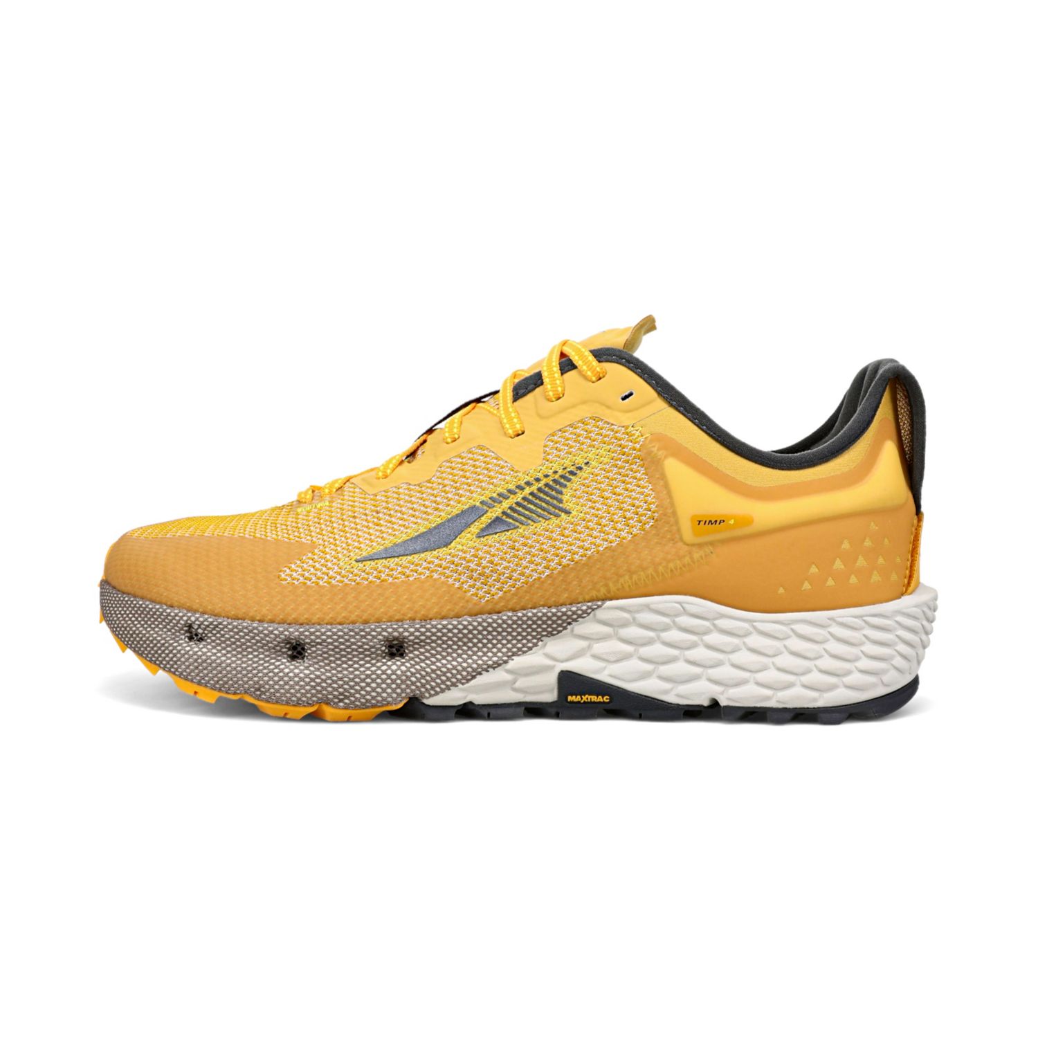 Altra Timp 4 Men's Trail Running Shoes Grey / Yellow | South Africa-21653879
